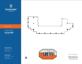1601 Elm St, Dallas, TX à louer Plan d’étage– Image 1 sur 1