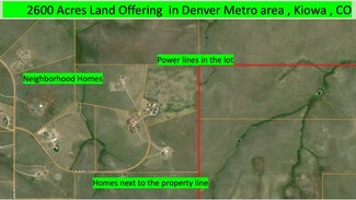 Plus de détails pour CR 154, Kiowa, CO - Terrain à vendre
