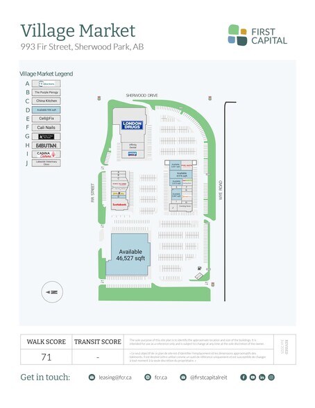 993 Fir St, Sherwood Park, AB à louer - Plan de site – Image 1 sur 56