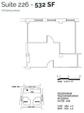 733 Bishop St, Honolulu, HI à louer Plan d’étage– Image 1 sur 1