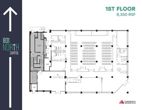 801 N Capitol St NE, Washington, DC à louer Plan d’étage– Image 1 sur 1