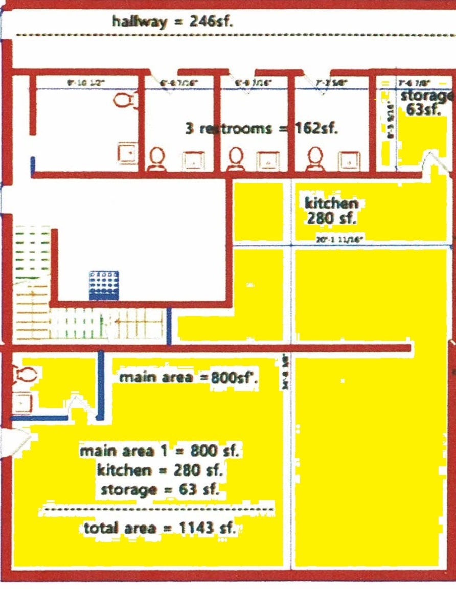 7533-7539 Monterey St, Gilroy, CA à louer Plan d’étage– Image 1 sur 1