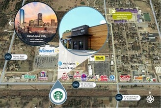 14307 NE 23rd St, Choctaw, OK - Vue aérienne  vue de carte - Image1