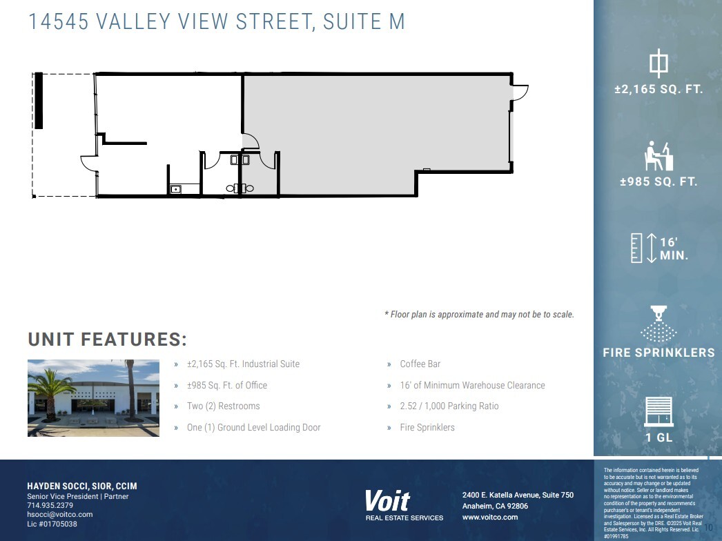 14515-14565 Valley View Ave, Santa Fe Springs, CA à louer Plan d’étage– Image 1 sur 1