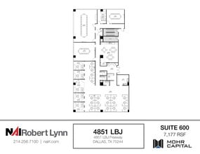4851 Lyndon B Johnson Fwy, Dallas, TX à louer Plan d’étage– Image 1 sur 1