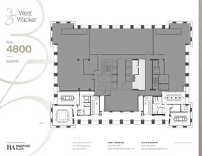 35 W Wacker Dr, Chicago, IL à louer Plan d’étage– Image 1 sur 8