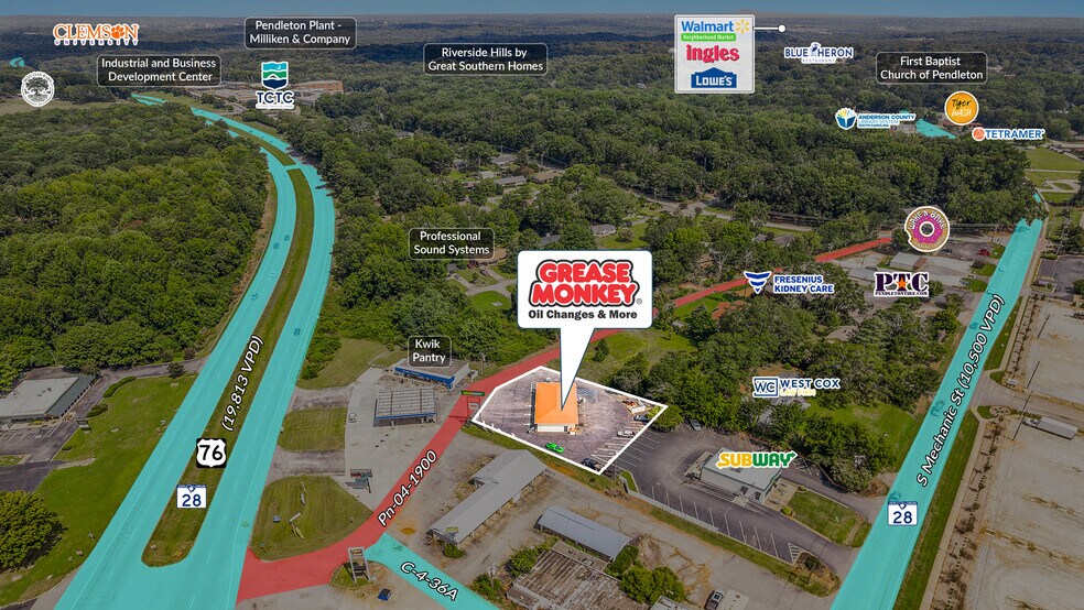 921 Pioneer Rd, Pendleton, SC à vendre - Photo de l’immeuble – Image 3 sur 5