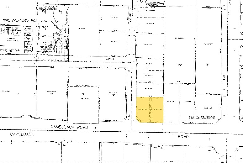 1534 W Camelback Rd, Phoenix, AZ à louer - Plan cadastral – Image 2 sur 10