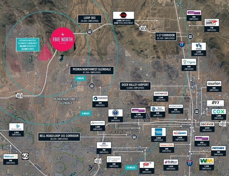 NEC El Mirage Rd & Vistancia Blvd, Peoria, AZ à vendre - Aérien – Image 2 sur 3