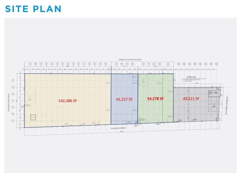 100 Pulaski St, Bayonne, NJ à louer Plan de site– Image 1 sur 1