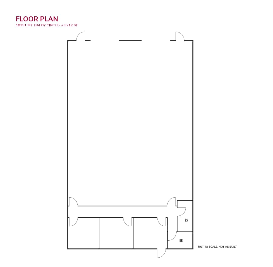 18231-18259 Mount Baldy Cir, Fountain Valley, CA à louer Plan d’étage– Image 1 sur 1