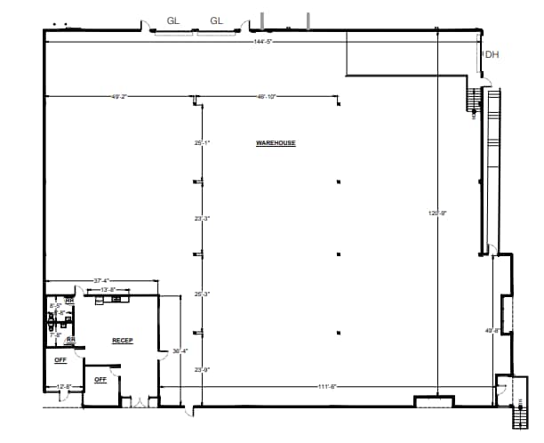 9560 Chesapeake Dr, San Diego, CA à louer Plan d’étage– Image 1 sur 1