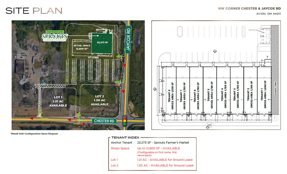 NWC Chester Rd & Jaycox Rd, Avon, OH à louer - Plan de site – Image 2 sur 4