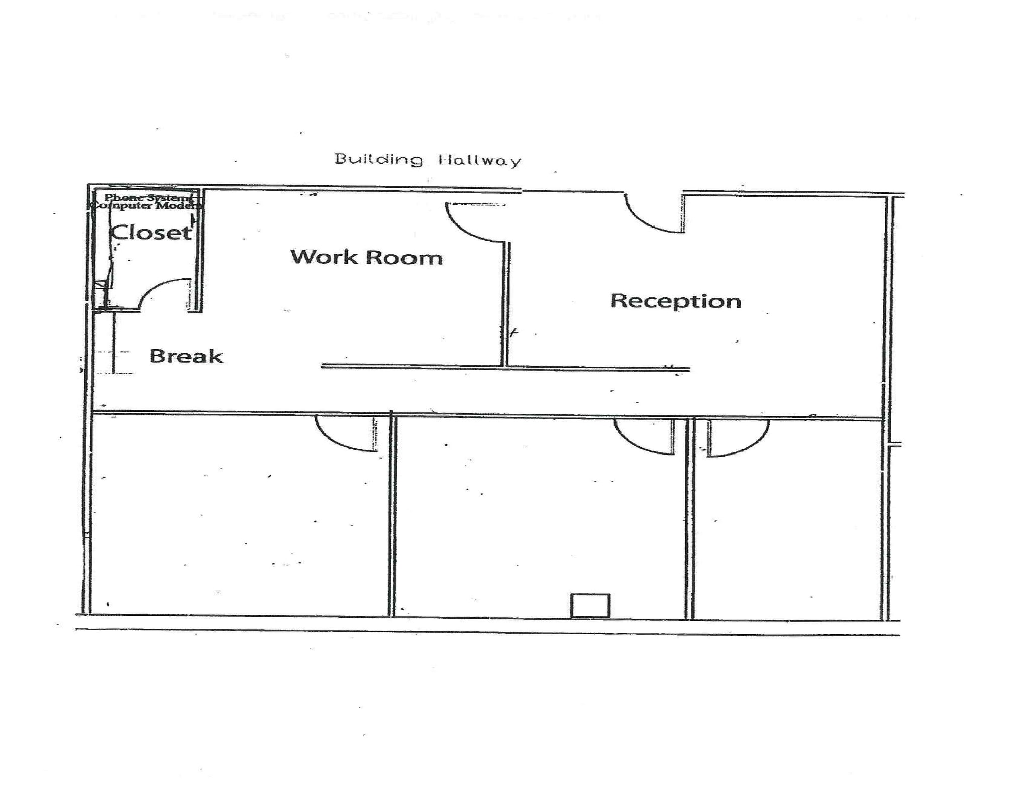 1330 E 8th St, Odessa, TX à louer Plan d’étage– Image 1 sur 1