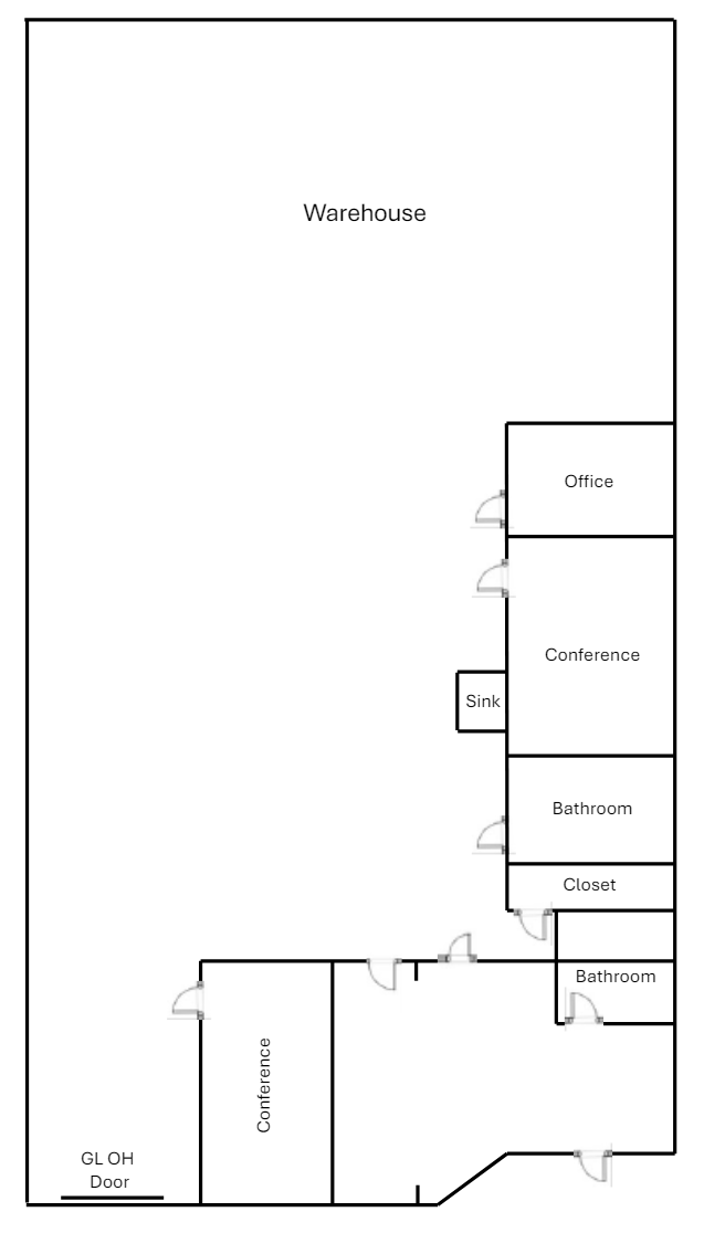 10551 Goodnight Ln, Dallas, TX à louer Plan d’étage– Image 1 sur 1