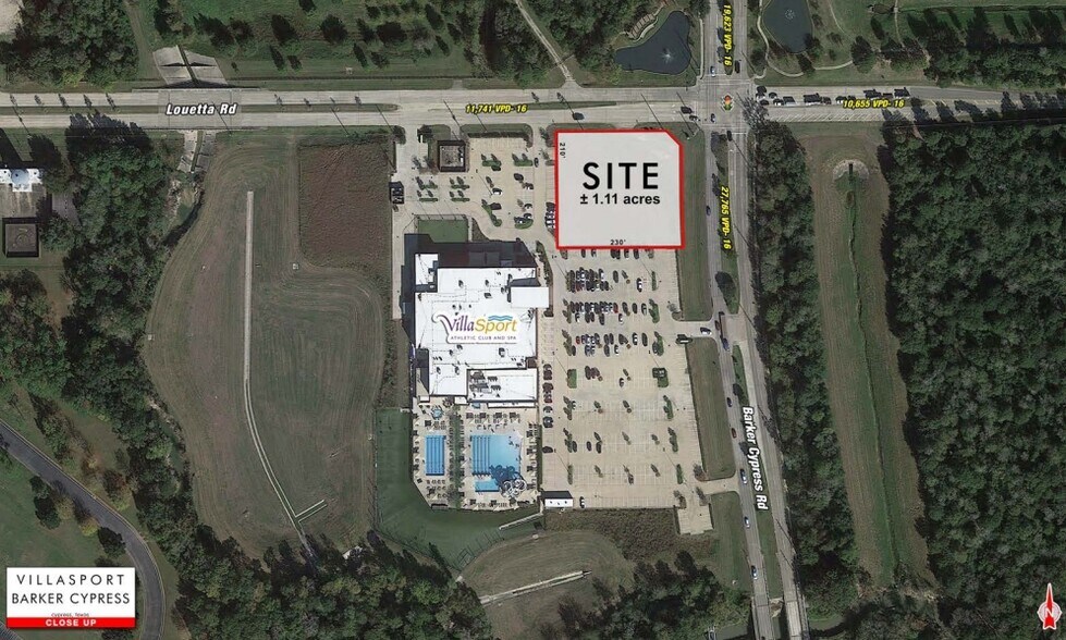 SWC Barker Cypress Rd. & Jarvis Rd, Cypress, TX à vendre - Aérien – Image 2 sur 2