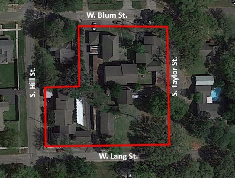 413 W Blum St, Alvin, TX à vendre - Aérien – Image 2 sur 9