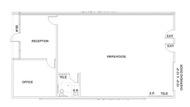 4345 N Corporate Center Dr, North Las Vegas, NV à louer Plan d’étage– Image 1 sur 1