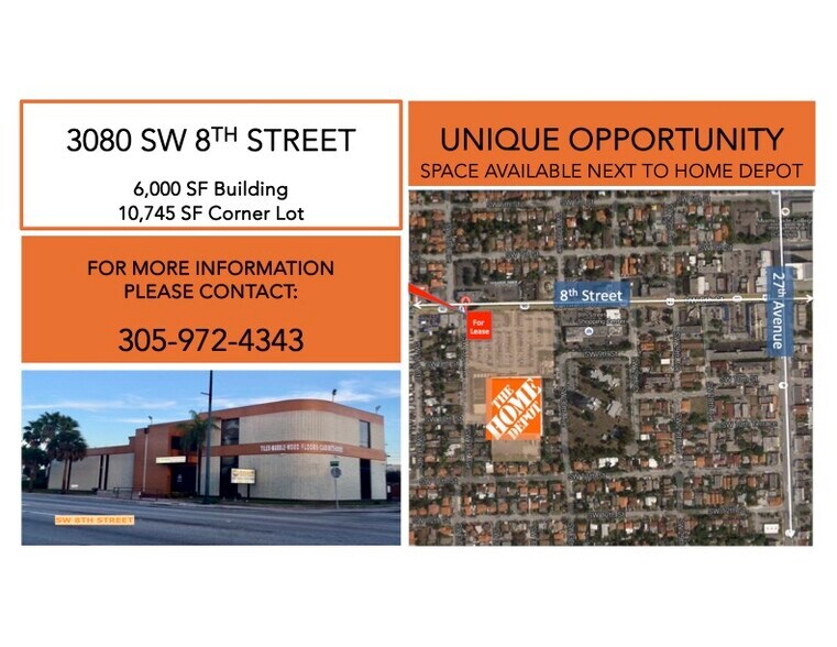 3090 SW 8th St, Miami, FL à louer - Photo de l’immeuble – Image 1 sur 4