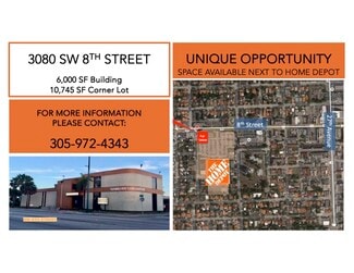 Plus de détails pour 3090 SW 8th St, Miami, FL - Bureau/Local commercial à louer