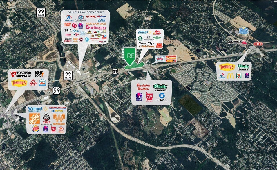 20524 FM 1485 Rd, New Caney, TX à vendre - Plan de site – Image 3 sur 3