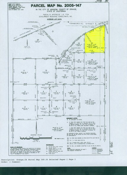 1291 N Patt St, Anaheim, CA à louer - Plan cadastral – Image 2 sur 5