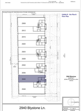 2908-2948 Blystone Ln, Dallas, TX à louer Plan de site– Image 2 sur 2
