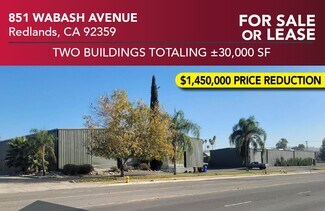 Plus de détails pour 851 S Wabash Ave, Redlands, CA - Industriel/Logistique à louer