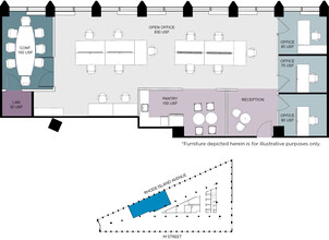 1730 Rhode Island Ave NW, Washington, DC à louer Plan d’étage– Image 1 sur 15