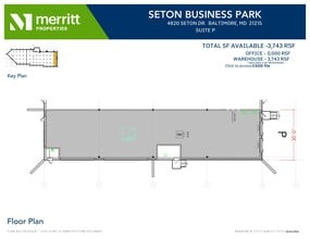 4820 Seton Dr, Baltimore, MD à louer Plan d’étage– Image 1 sur 2