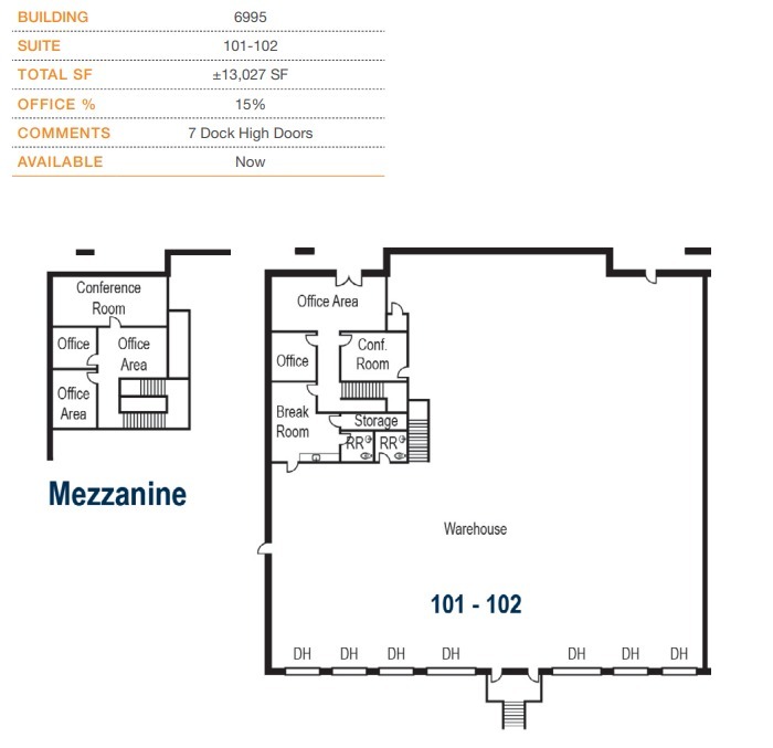 6987 Calle De Linea, San Diego, CA à louer Plan d’étage– Image 1 sur 2