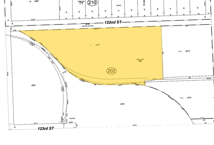 5111-5151 W 122nd St, Alsip, IL à louer - Plan cadastral – Image 3 sur 9