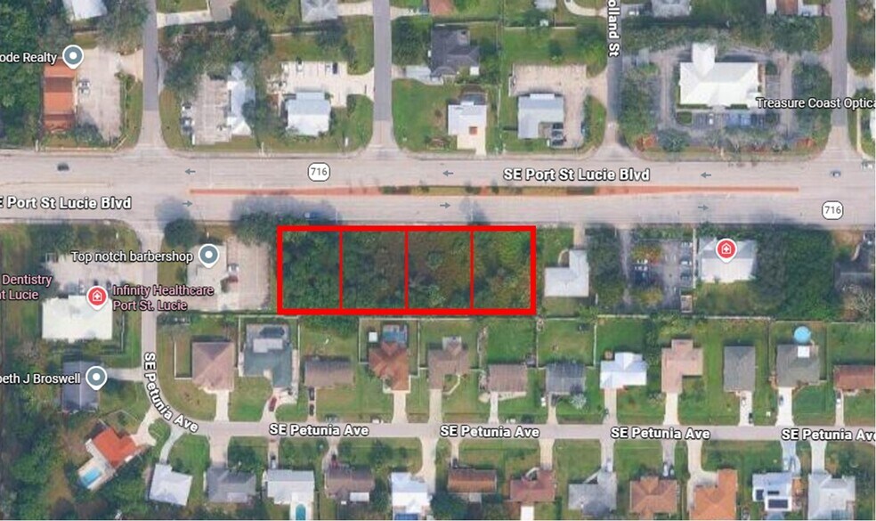 1290 SE Port St Lucie Blvd, Port Saint Lucie, FL à vendre - Aérien – Image 2 sur 3