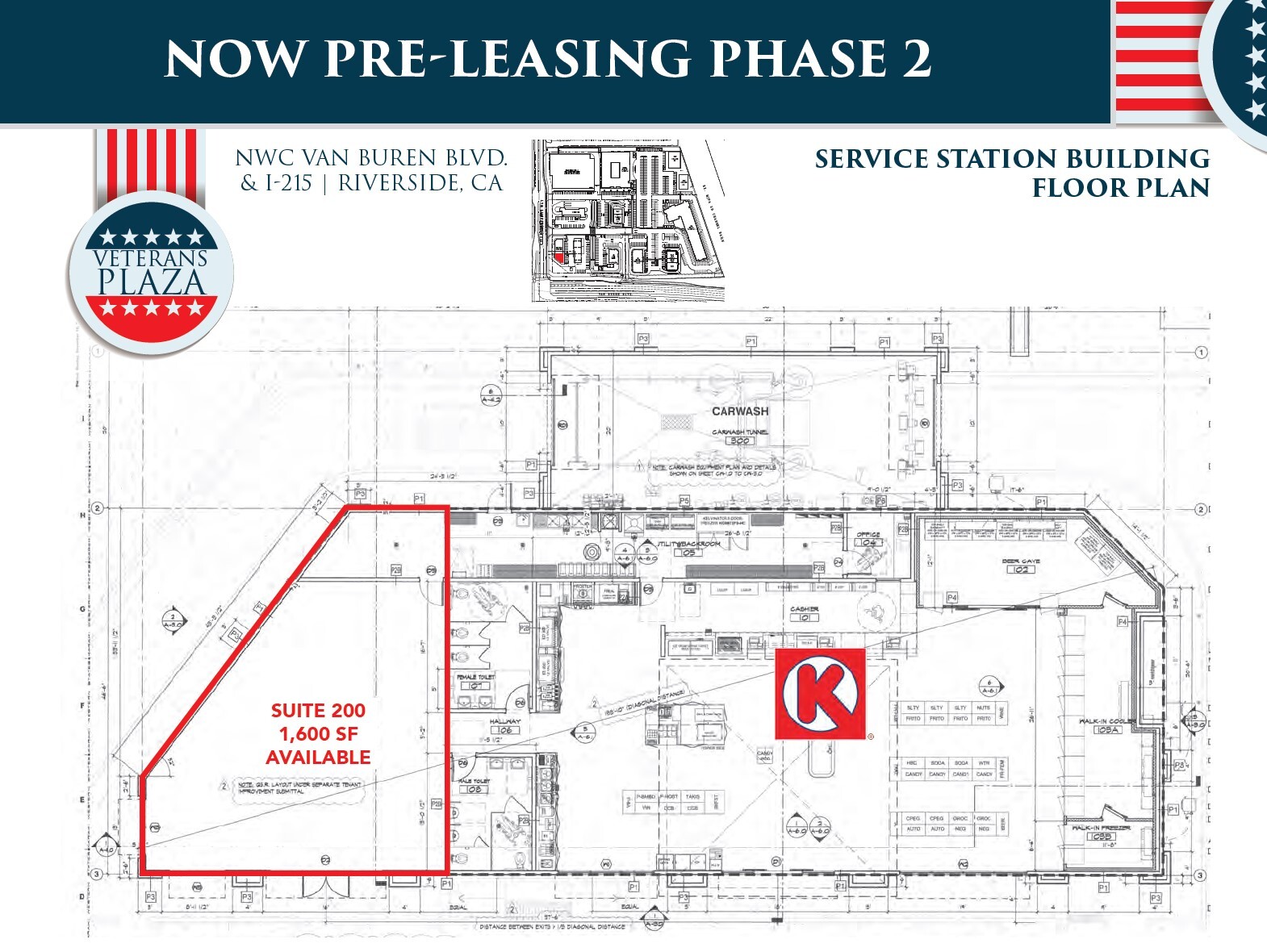 NEC Van Buren Blvd, Riverside, CA à louer Plan d’étage– Image 1 sur 1