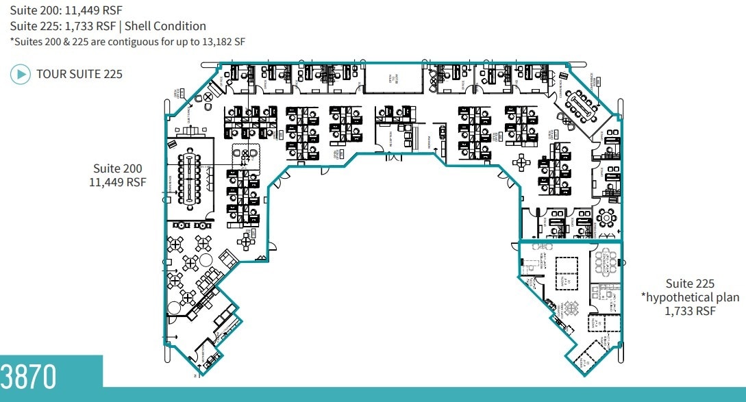 3870 Murphy Canyon Rd, San Diego, CA à louer Plan d’étage– Image 1 sur 1