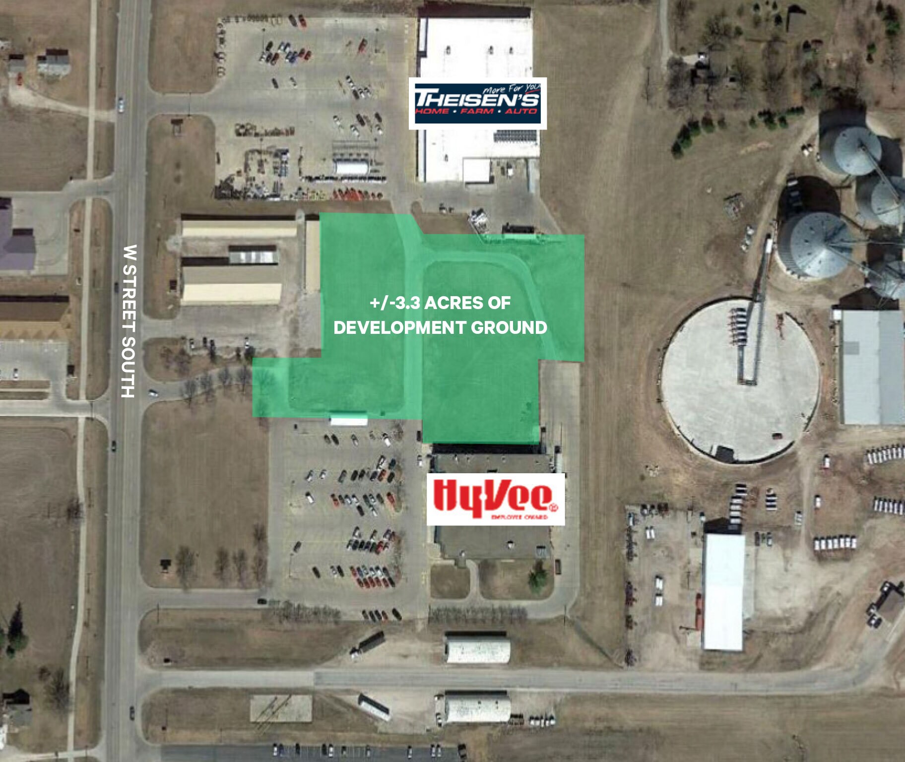 320 West St S, Grinnell, IA à vendre Aérien– Image 1 sur 3