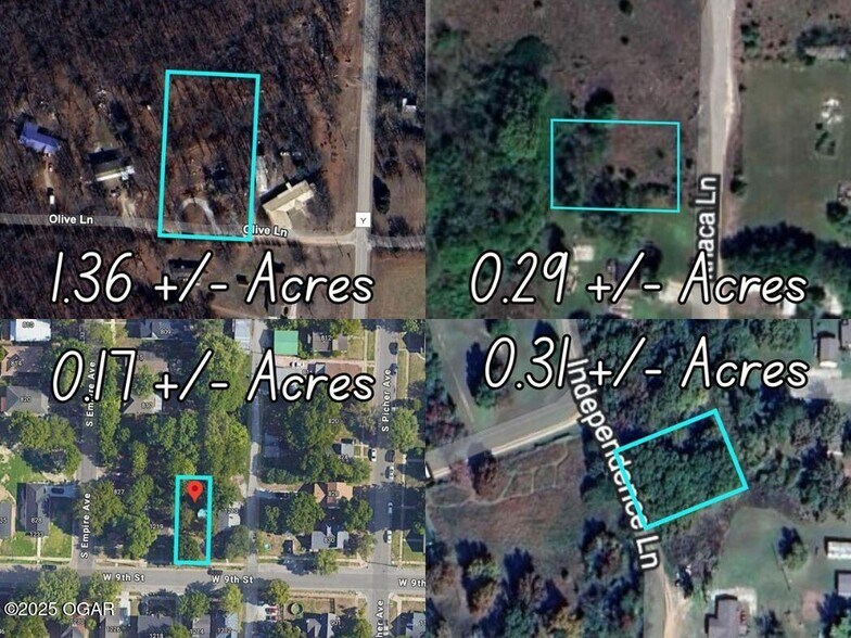 4 Lot Package (2.13+/- Acres), Neosho, MO à vendre - Photo principale – Image 1 sur 9