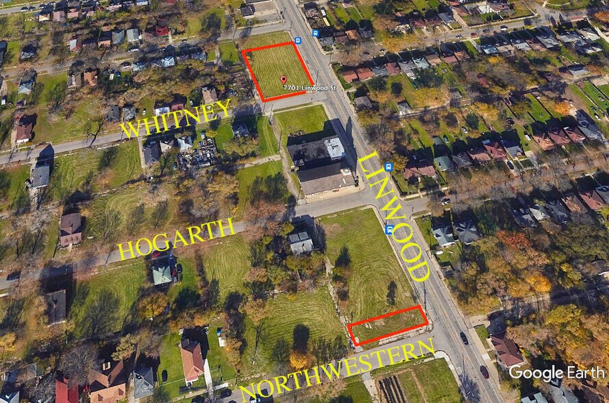 7701-7719 Linwood, Detroit, MI à vendre - Aérien – Image 2 sur 4
