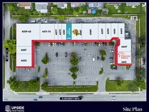 4553-4613 N University Dr, Lauderhill, FL à louer Plan de site– Image 1 sur 1