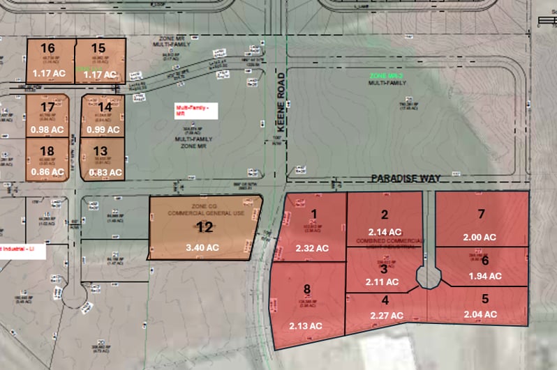 1120 Keene Road, West Richland, WA à vendre - Aérien – Image 2 sur 3