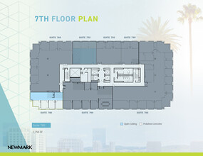 7700 Irvine Center Dr, Irvine, CA à louer Plan d’étage– Image 1 sur 1