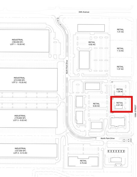 5332 100th Street, Johnston, IA à vendre - Plan de site – Image 2 sur 2