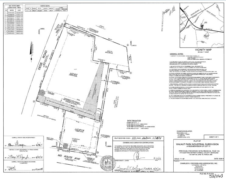 Dede Rd, Finksburg, MD à louer - Plan de site – Image 3 sur 3