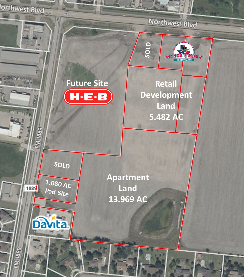 Northwest Blvd & FM 1889, Corpus Christi, TX à vendre Photo de l’immeuble– Image 1 sur 5
