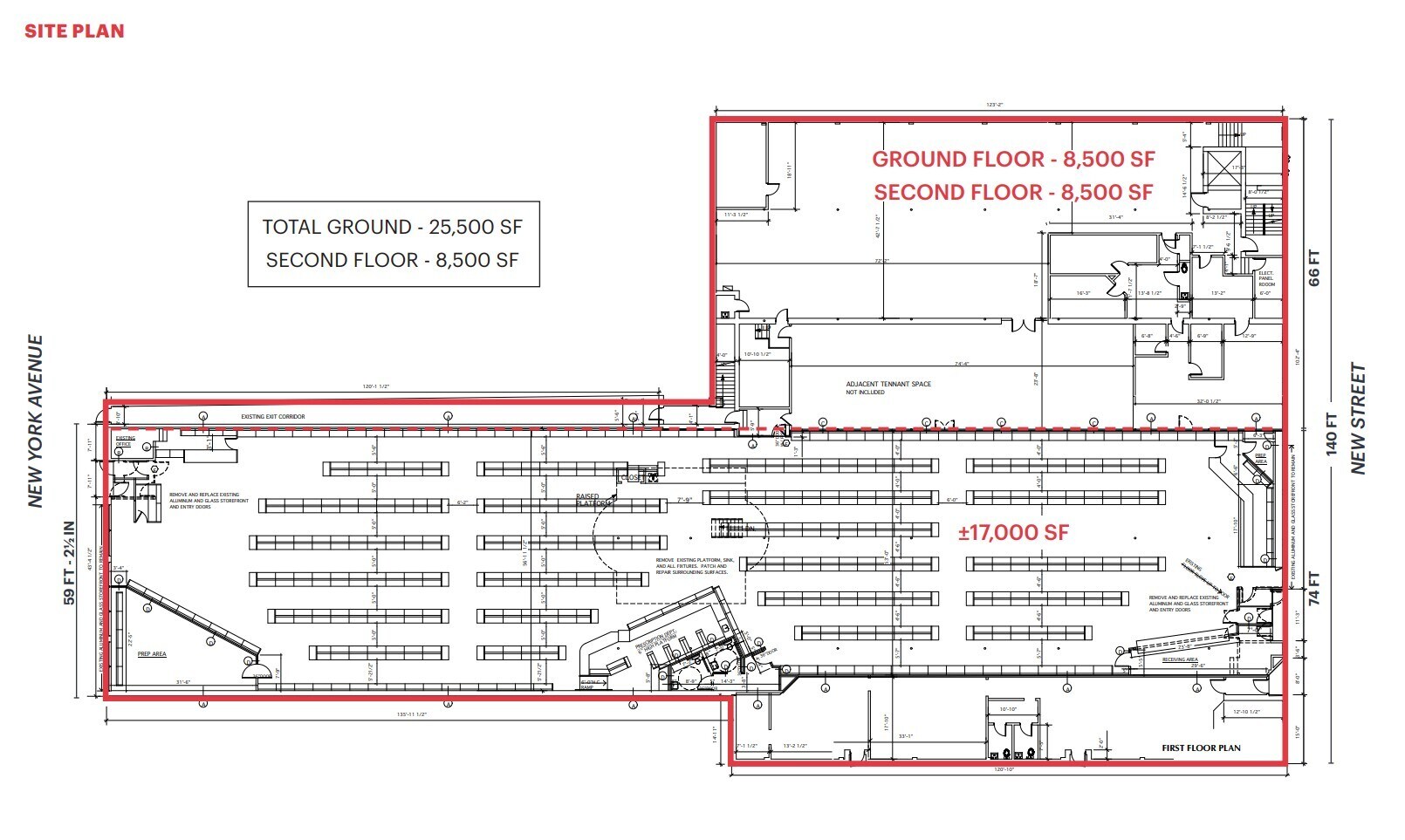 16 New St, Huntington, NY à louer Plan d’étage– Image 1 sur 1