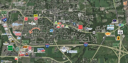 620 Pierce Blvd, O'Fallon, IL - Vue aérienne  vue de carte