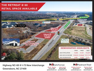 Plus de détails pour 1 US-68 Hwy, Greensboro, NC - Terrain à louer