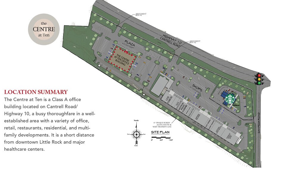 12921 Cantrell Rd, Little Rock, AR à louer - Plan de site – Image 2 sur 10