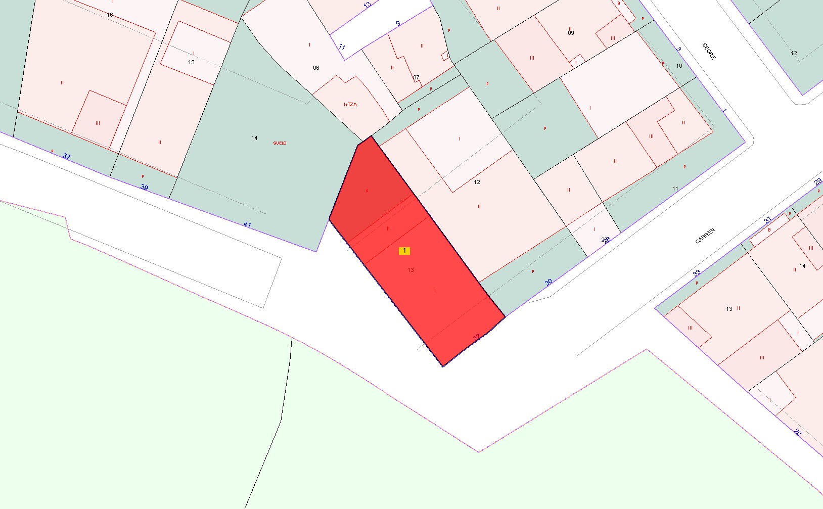 Terrain dans Gavà, Barcelona à vendre Plan cadastral– Image 1 sur 3