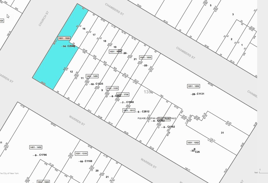 149 CHURCH St, New York, NY à louer - Plan cadastral – Image 2 sur 15